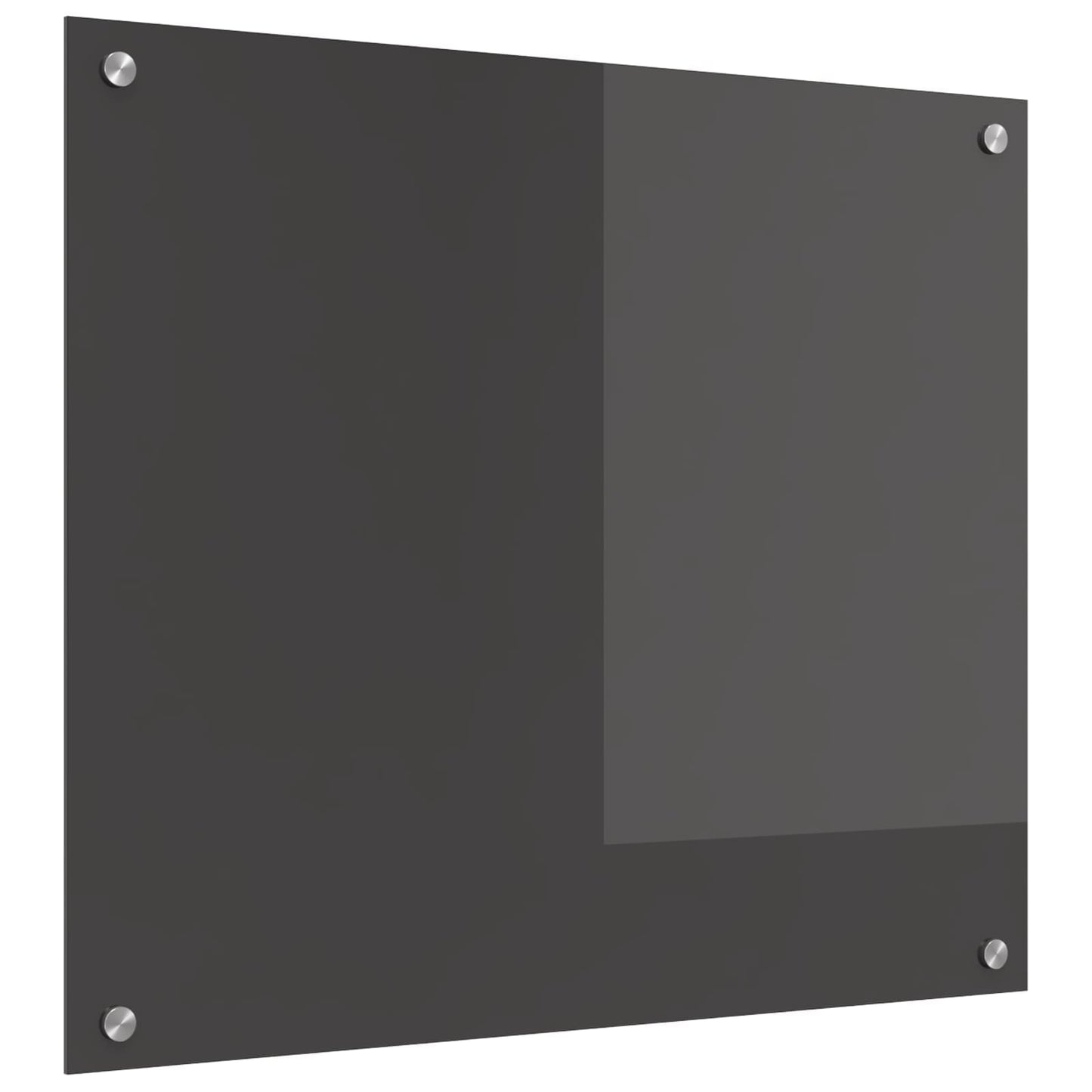 Kjøkkenbenkplate Mørkegrå 70 x 60 cm herdet glass