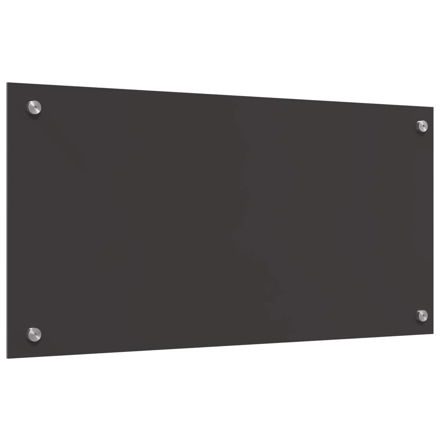 Kjøkkenbenkplate Mørkegrå 80 x 40 cm herdet glass