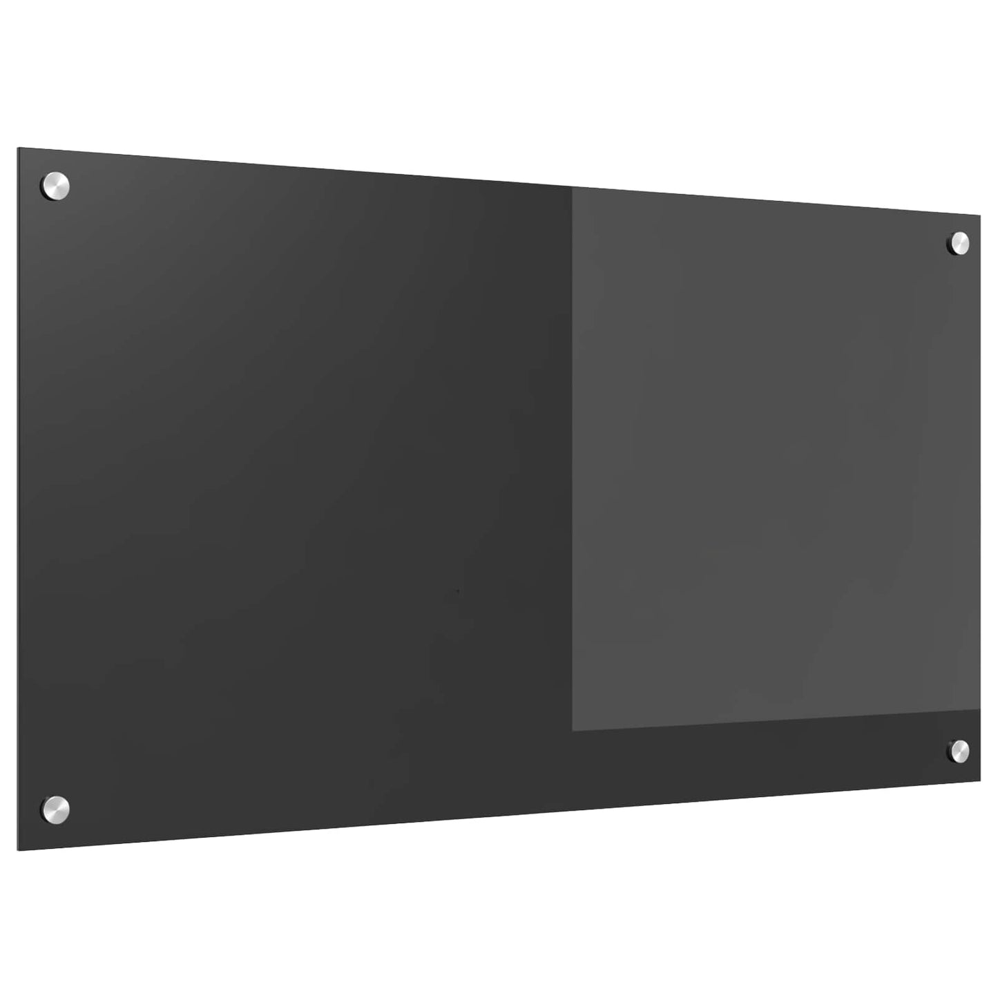 Kjøkkenbenkplate Mørkegrå 90 x 50 cm herdet glass