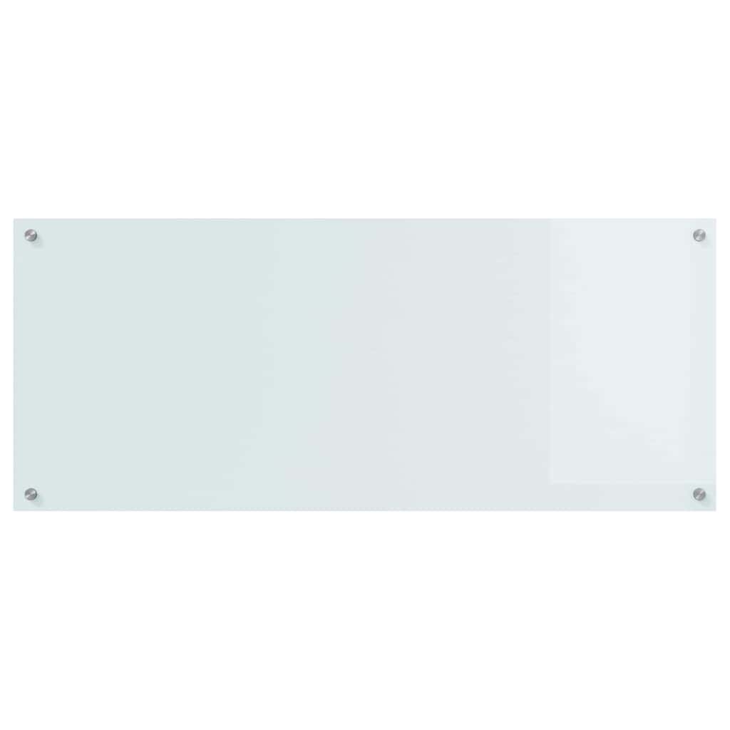 Kjøkkenbenkplate Hvit 120 x 50 cm herdet glass