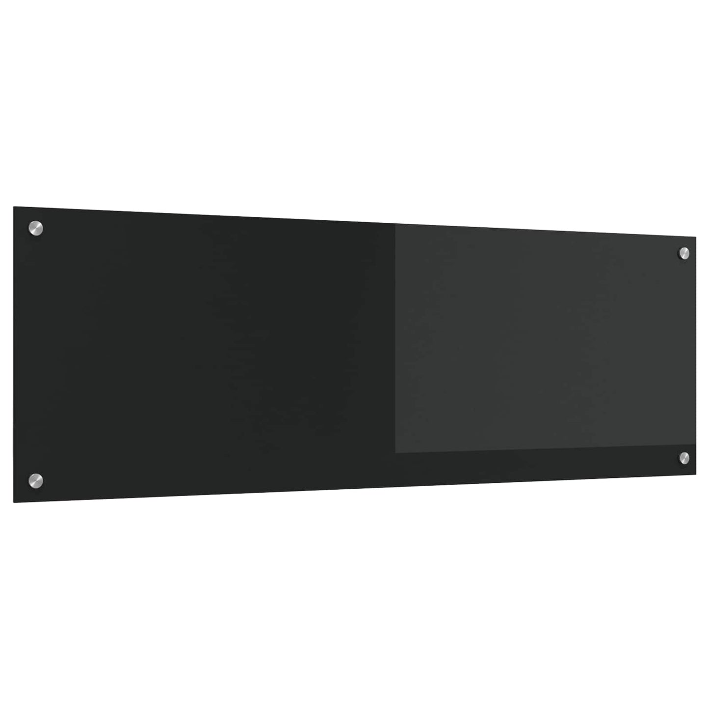 Kjøkkenbenkplate Svart 120 x 40 cm herdet glass