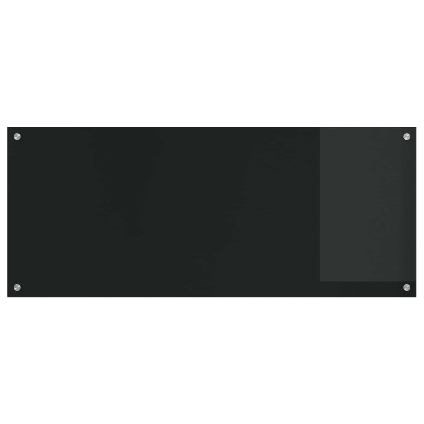 Kjøkkenbenkplate Svart 120 x 50 cm herdet glass