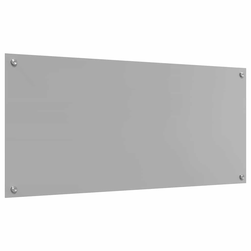 Kjøkkenbenkplate Lysegrå 110 x 50 cm herdet glass