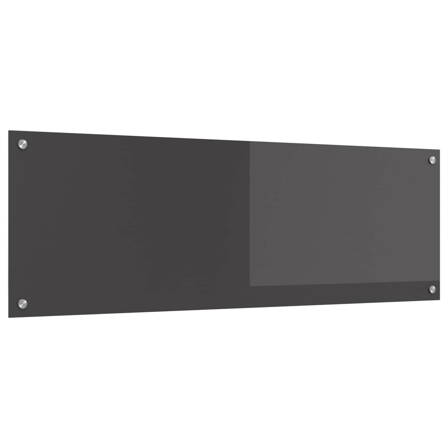 Kjøkkenbenkplate Mørkegrå 120 x 40 cm herdet glass