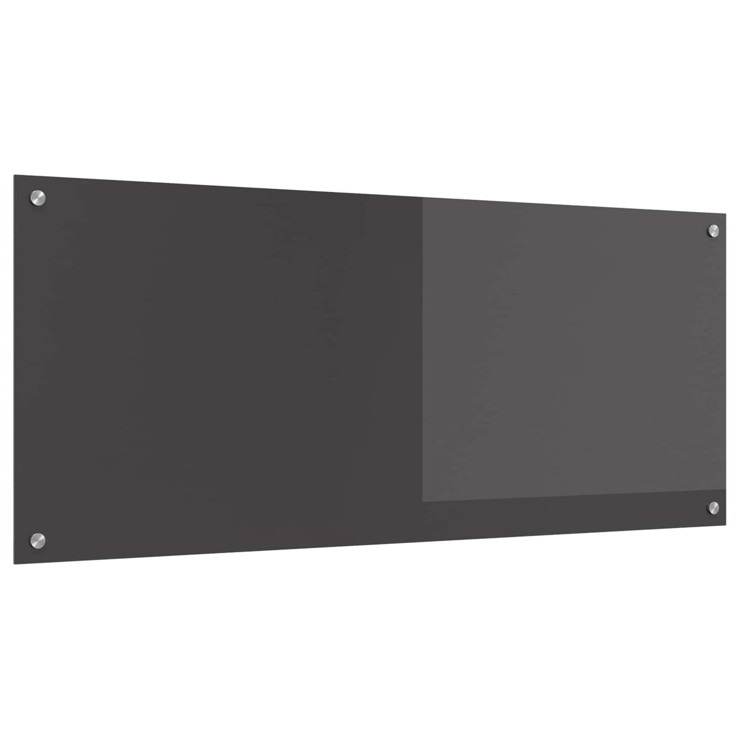 Kjøkkenbenkplate Mørkegrå 120 x 50 cm herdet glass
