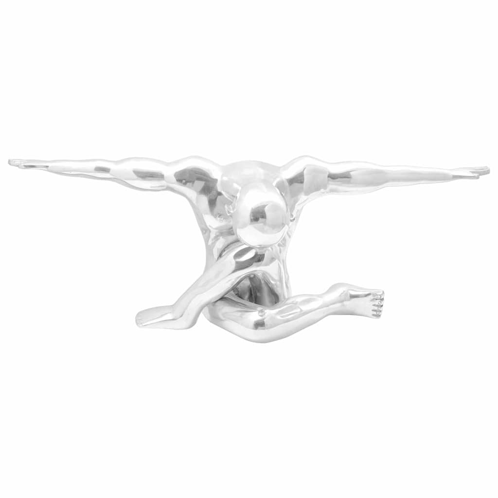 Skulptur sølv 91,5 x 32 x 33 cm Aluminium
