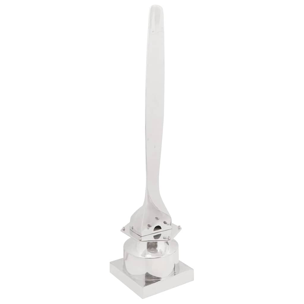 Skulptur sølv 26 x 26 x 110 cm Aluminium