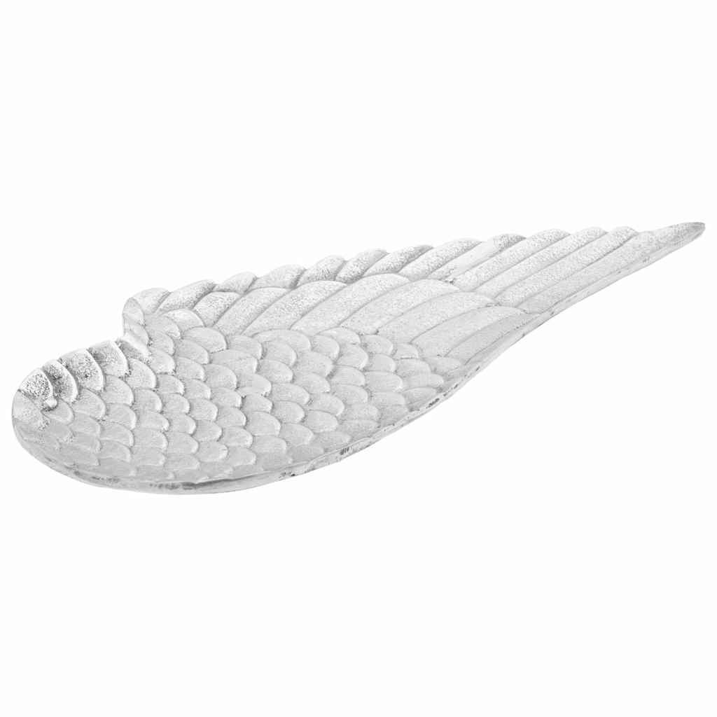 Fruktkurv 2 pcs sølv 40 x 18 x 2.5 cm Aluminium