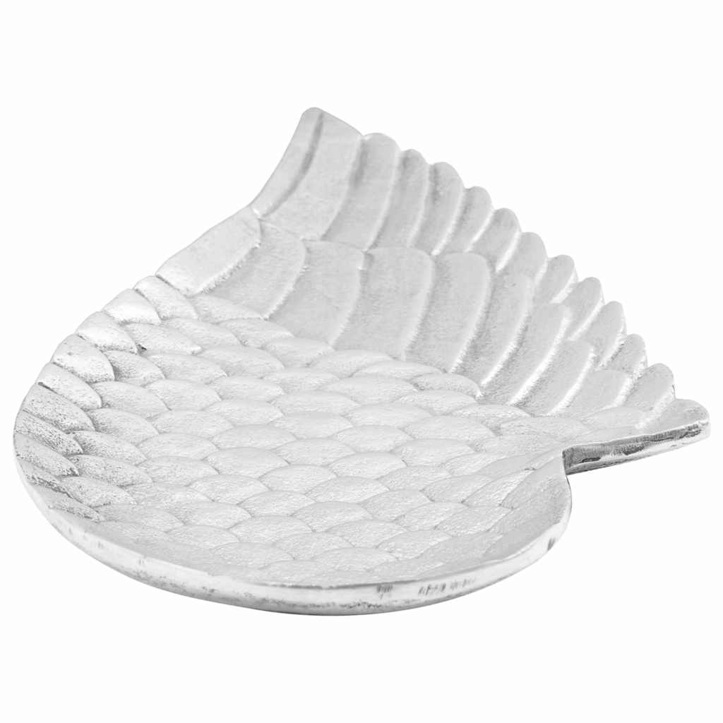 Fruktkurv 2 pcs sølv 40 x 18 x 2.5 cm Aluminium