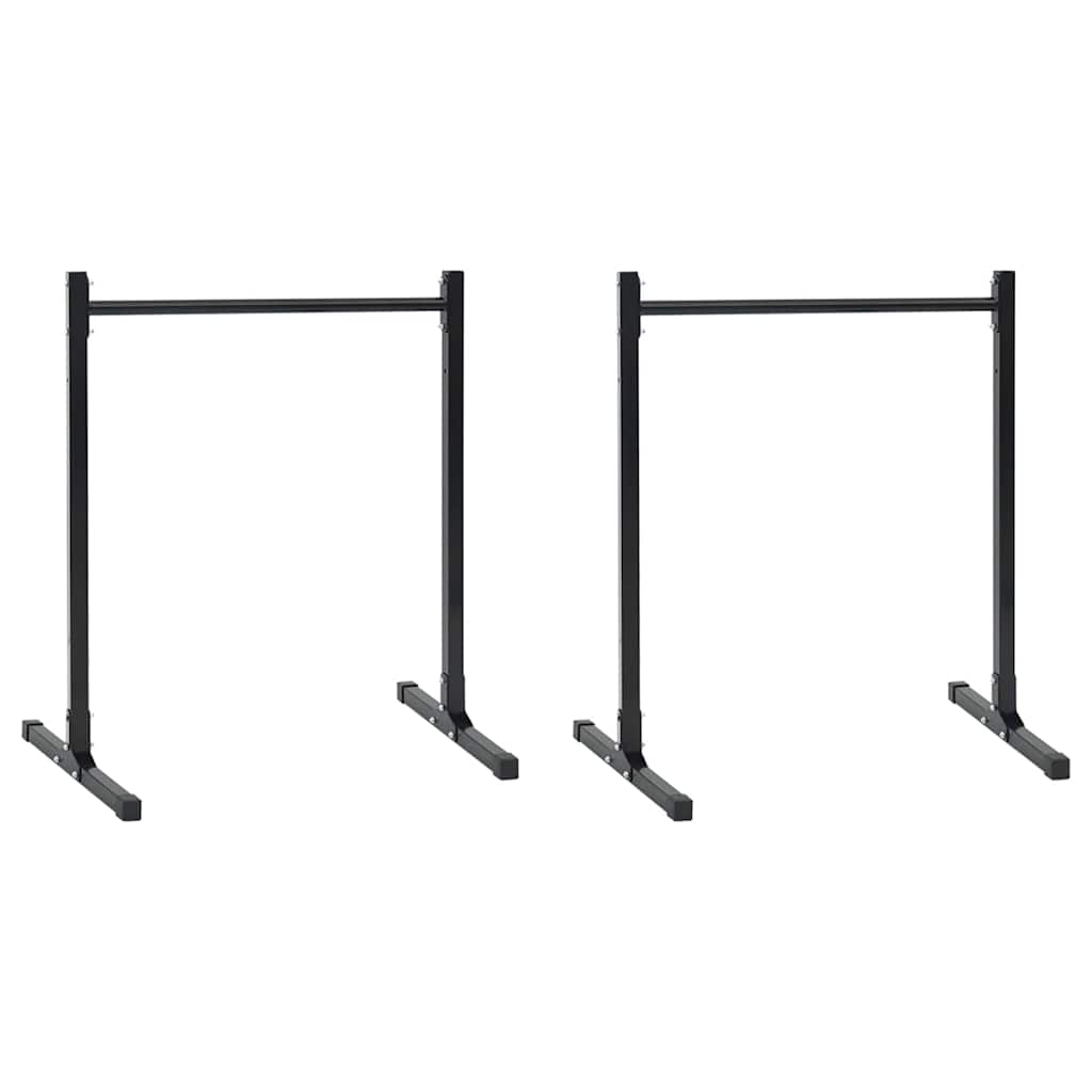 Dip-stasjon 2 stk. Svart 55 x 90 x 104.5 cm Pulverlakkert stål