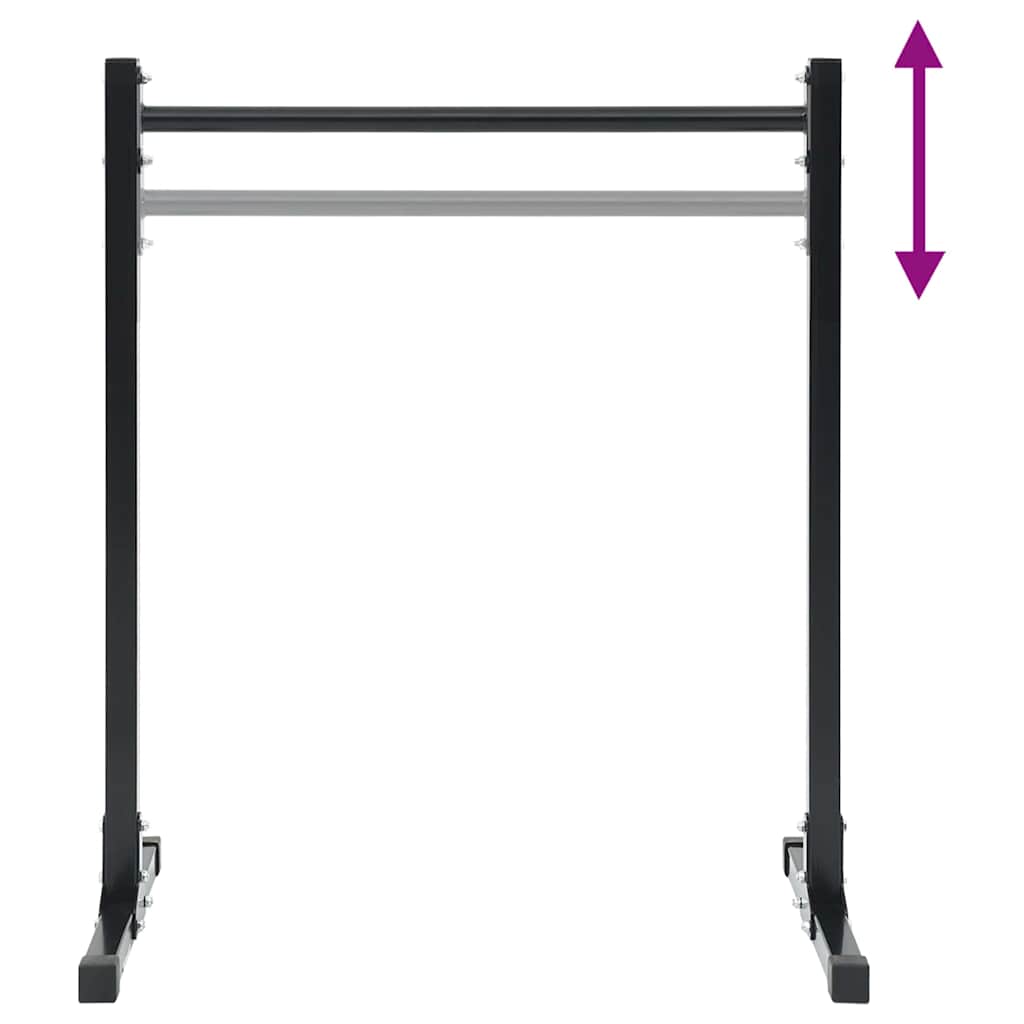 Dip-stasjon 2 stk. Svart 55 x 90 x 104.5 cm Pulverlakkert stål