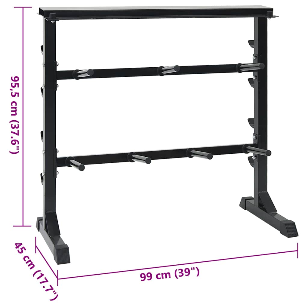 Manualstativ Svart 99 x 45 x 95,5 cm Pulverlakkert stål
