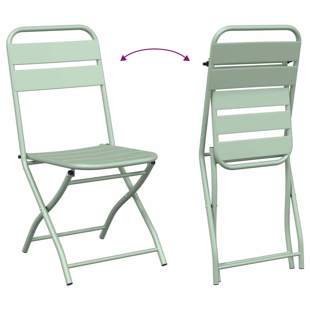 Hage Folding Stol 2 pcs Lett mint 42 x 52 x 82cm