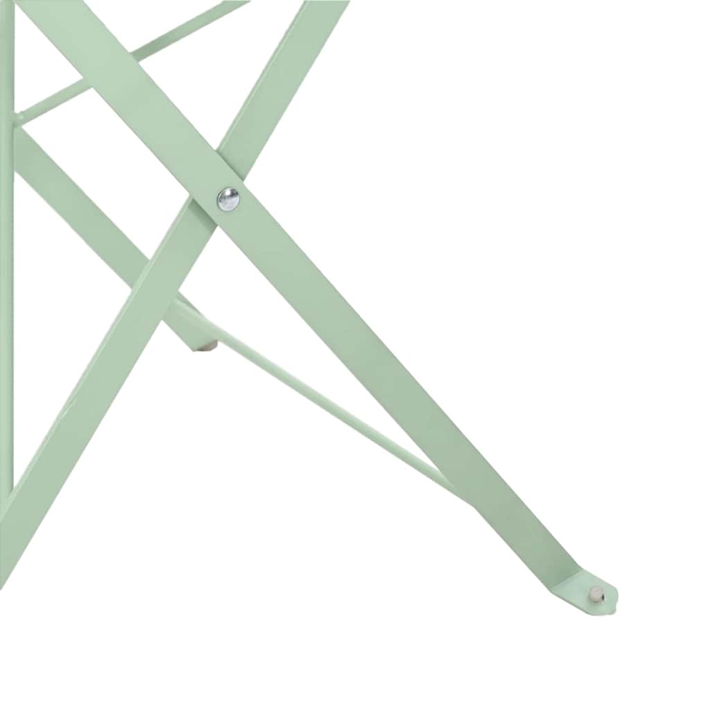 Hage Folding Stol 2 pcs Lett mint 42 x 46 x 82cm Metall