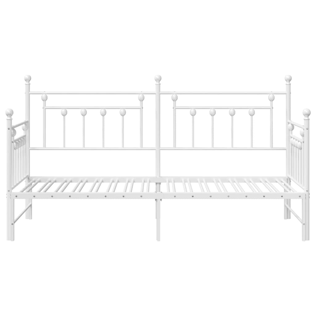 Dagsengeramme Hvit 75 x 190 cm Stål