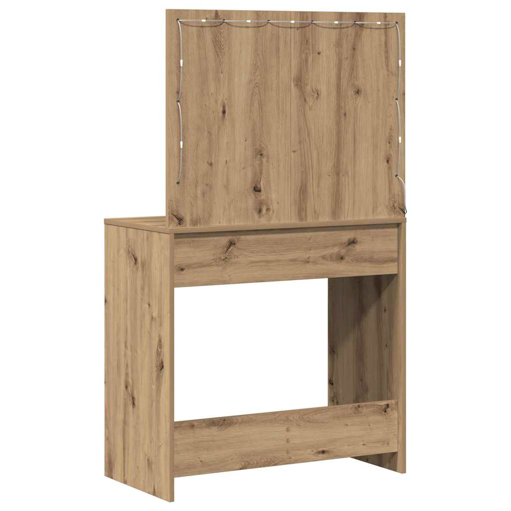 Sminkebord Artisan Eik 78,5 x 41 x 135 cm Konstruert tre