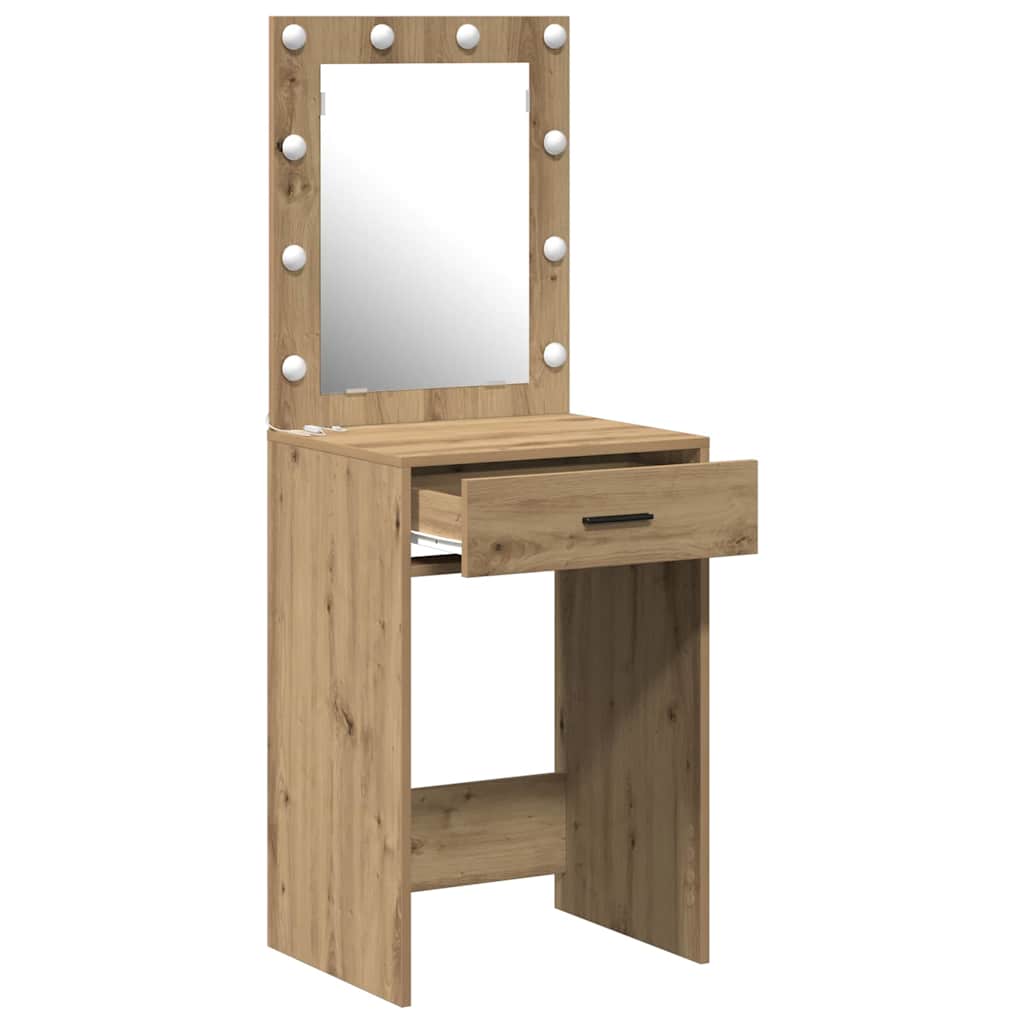 Sminkebord Artisan Eik 50 x 41 x 135 cm Konstruert tre