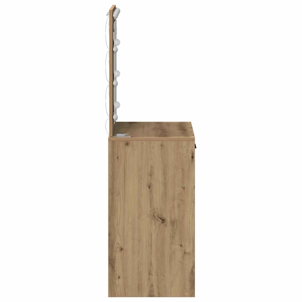 Sminkebord Artisan Eik 50 x 41 x 135 cm Konstruert tre