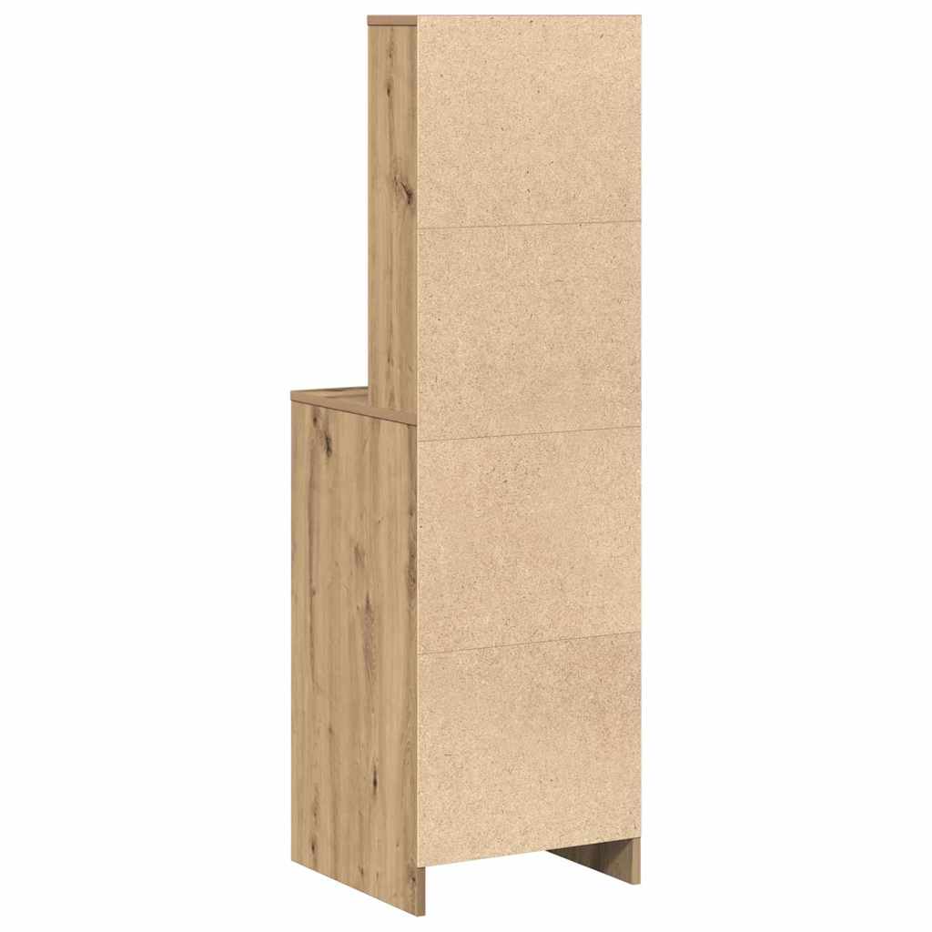 Høyskap med skuff artisan eik 40 x 41 x 135 cm Konstruert tre