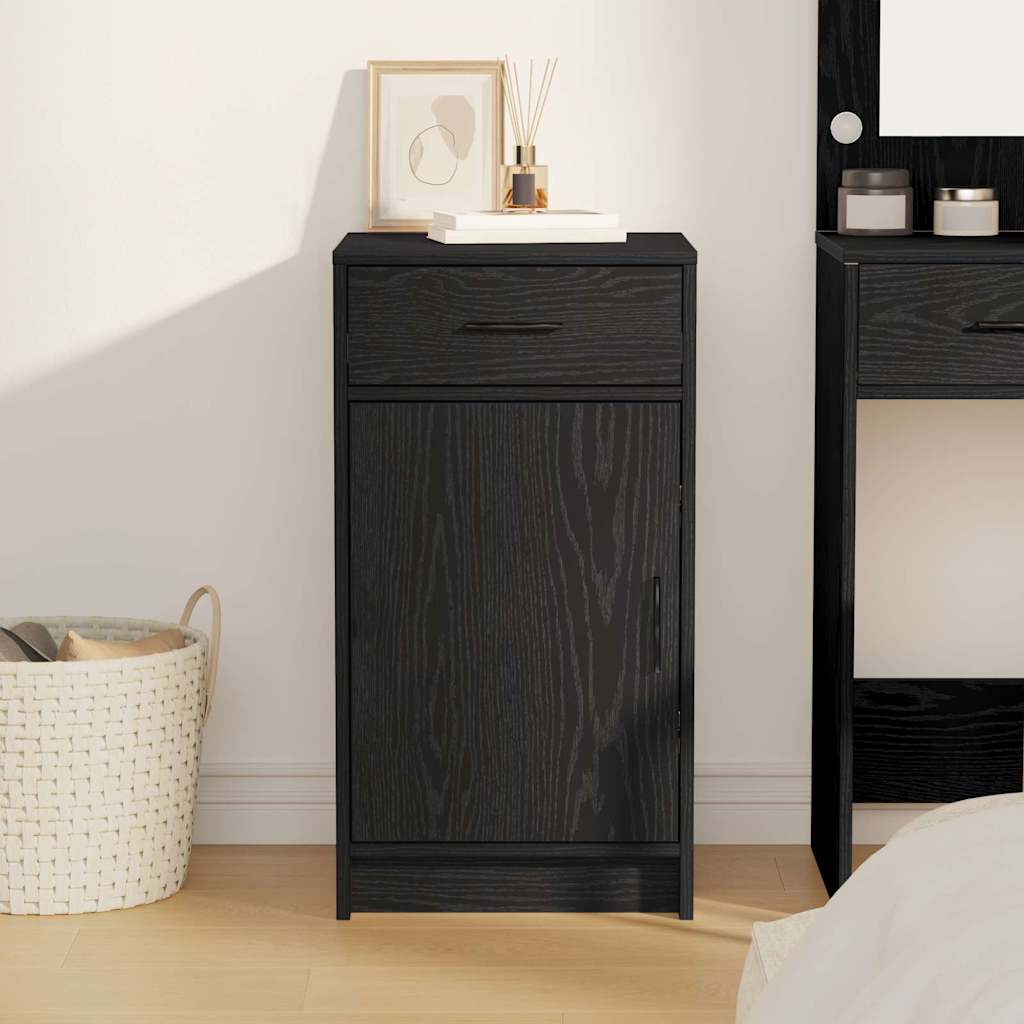 Serviesskap Svart Eik 40 x 40,5 x 75 cm Konstruert tre