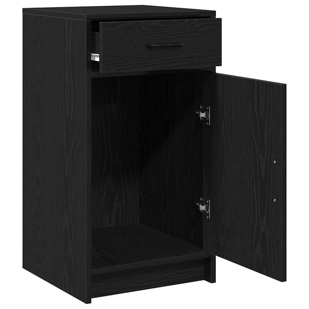 Serviesskap Svart Eik 40 x 40,5 x 75 cm Konstruert tre
