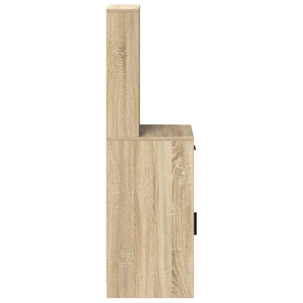 Høyskap med skuff Sonoma eik 40 x 40,5 x 135 cm Konstruert tre