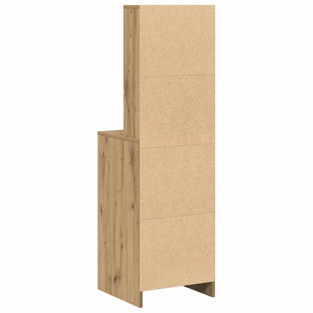 Høyskap med skuff Artisan Eik 41 x 40 x 135 cm Konstruert tre