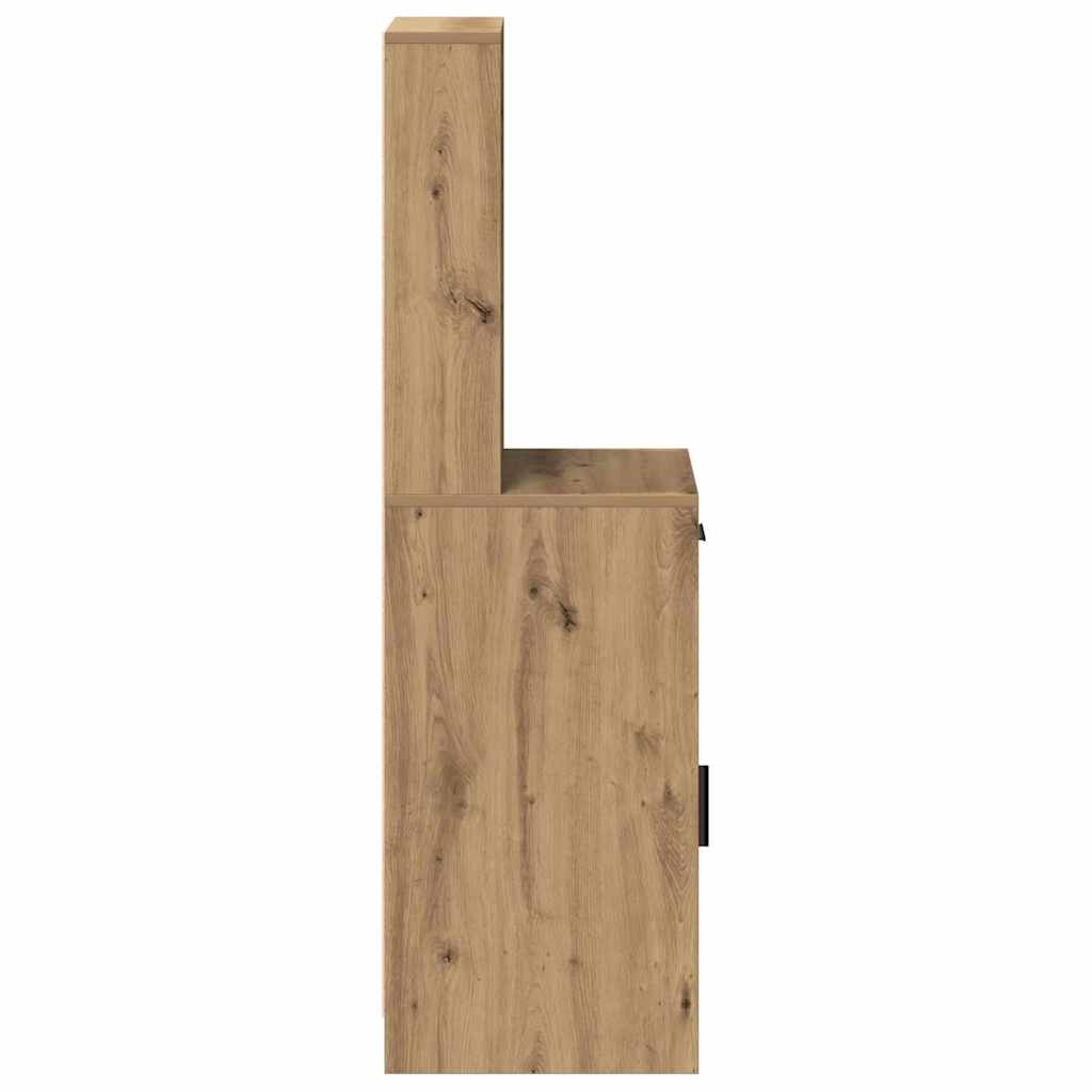 Høyskap med skuff Artisan Eik 41 x 40 x 135 cm Konstruert tre