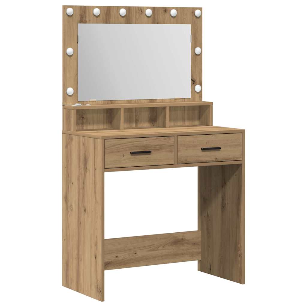 Sminkebord Artisan Eik 79 x 41 x 135 cm Konstruert tre