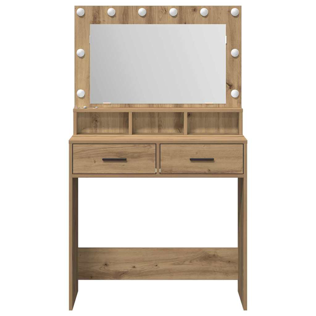 Sminkebord Artisan Eik 79 x 41 x 135 cm Konstruert tre