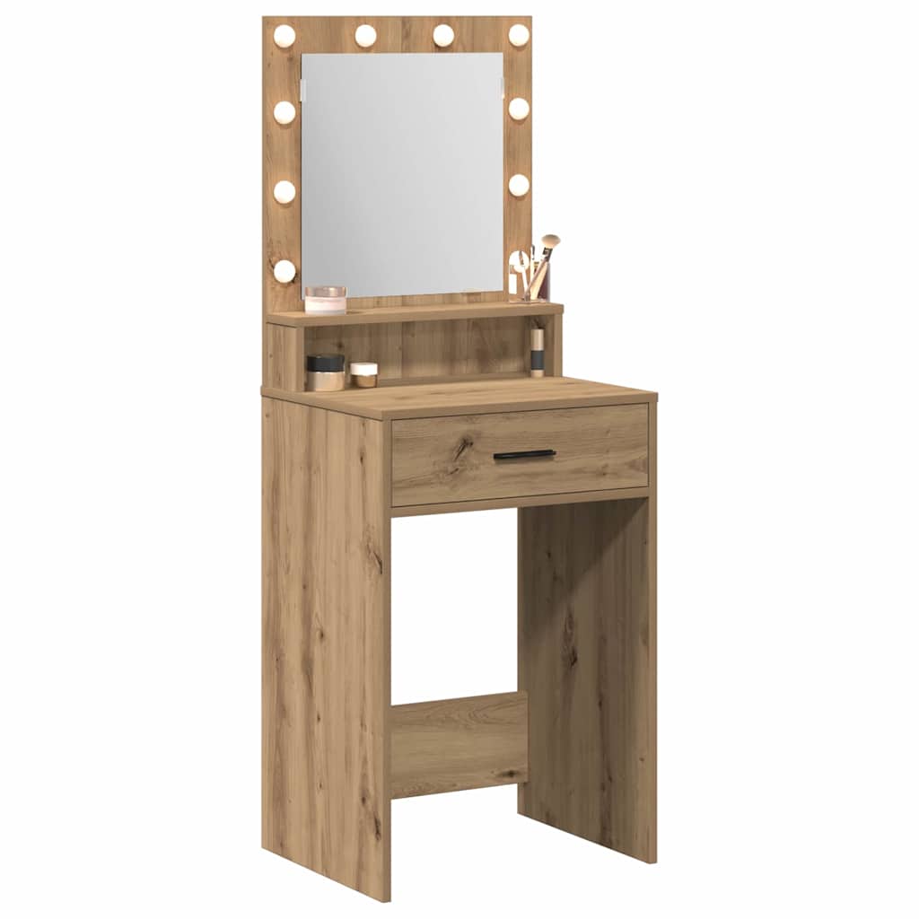 Sminkebord Artisan Eik 50 x 41 x 135 cm Konstruert tre