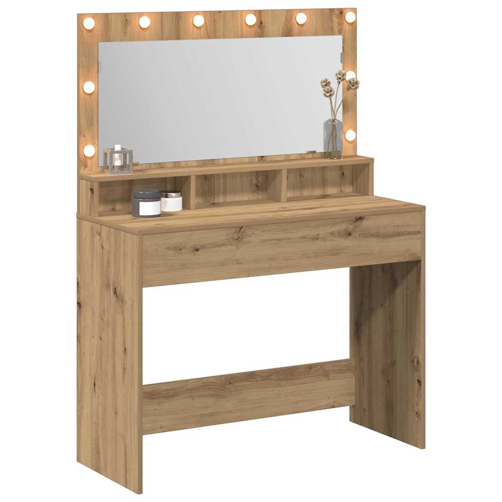 Sminkebord Artisan Eik 100 x 41 x 135 cm Konstruert tre