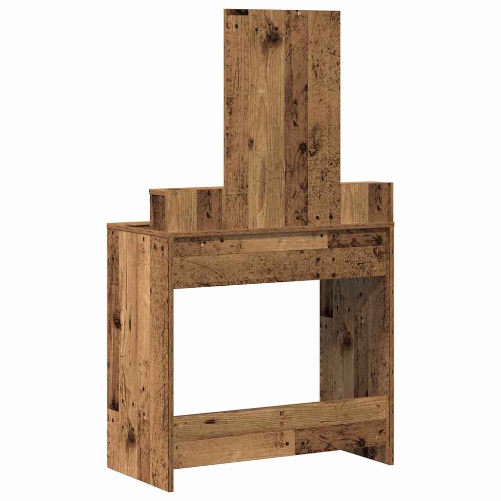 Sminkebord Gammelt tre 79 x 41 x 140 cm Konstruert tre