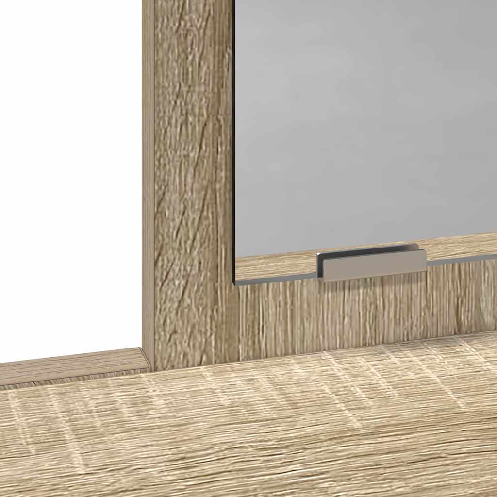 Sminkebord Sonoma eik 100 x 41 x 140 cm Konstruert tre