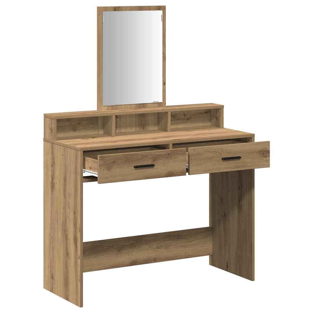 Sminkebord Artisan Eik 100 x 41 x 140 cm Konstruert tre