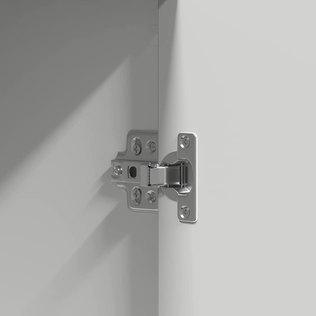 Sminkebord med speillys Hvit 102 x 33 x 135 cm Konstruert tre