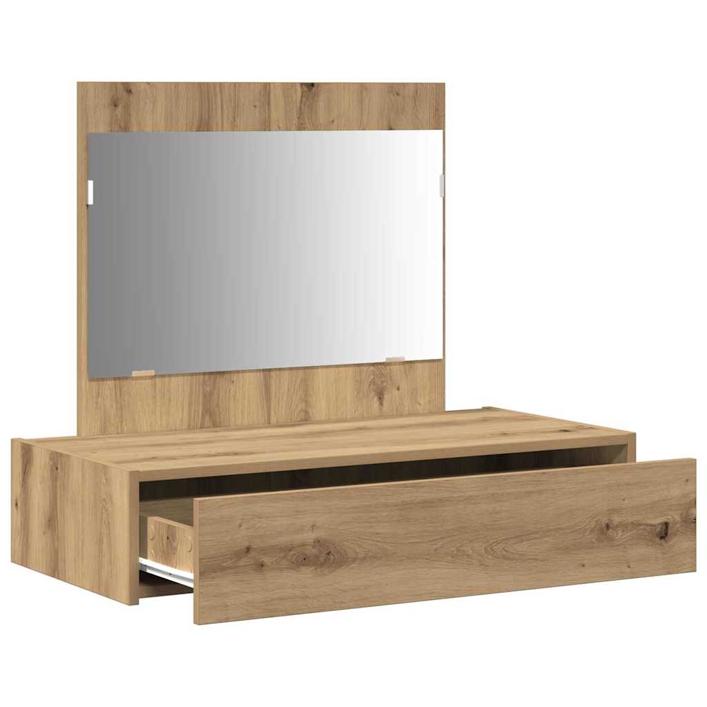 Sminkebord med skuff Brun 83 x 40 x 70 cm Konstruert tre