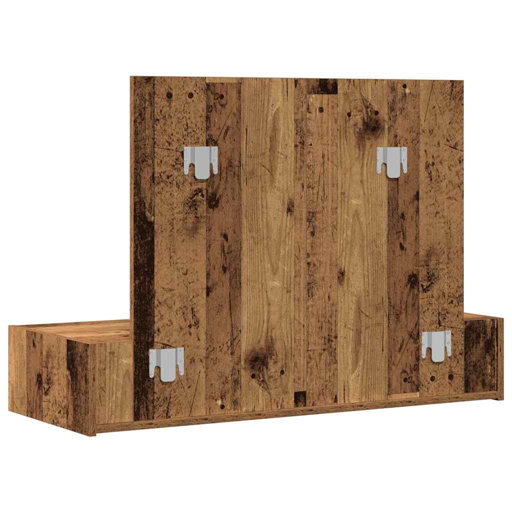 Sminkebord med skuff Brun 100 x 40 x 70 cm Konstruert tre