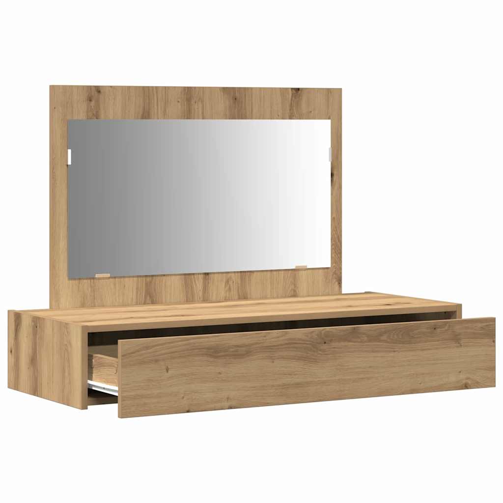 Sminkebord med skuff Brun 100 x 40 x 70 cm Konstruert tre
