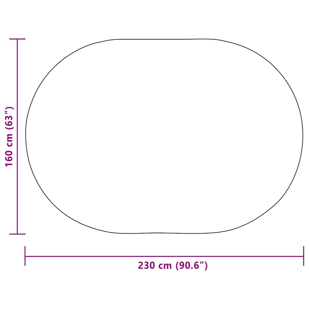 Teppe ZIZUR Krem 230 x 160 cm Polypropen