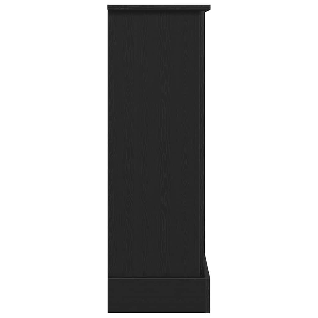 Peisramme svart eik 90x30x90 cm konstruert tre