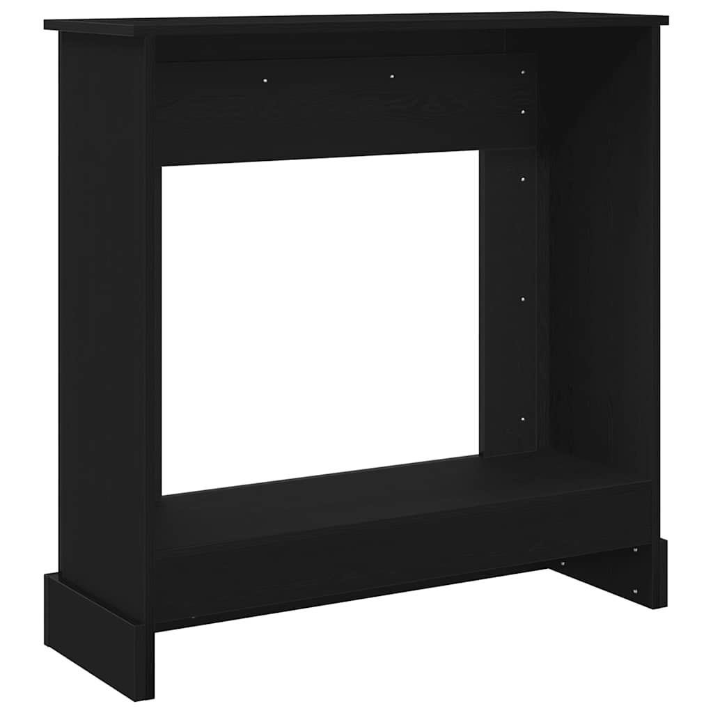 Peisramme svart eik 90x30x90 cm konstruert tre