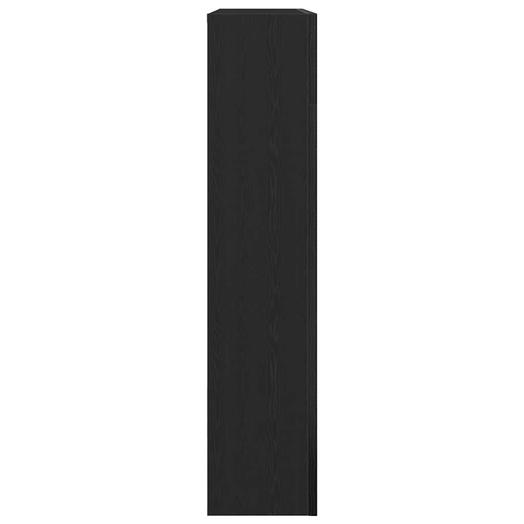 Peisramme svart eik 81x18x82 cm konstruert tre