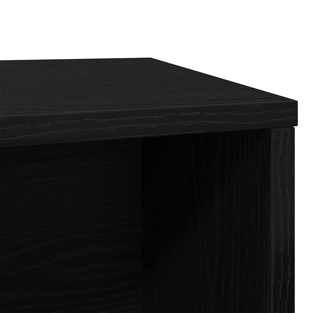 Kattesanden i svart eik 60x40x40 cm konstruert tre vidaXL