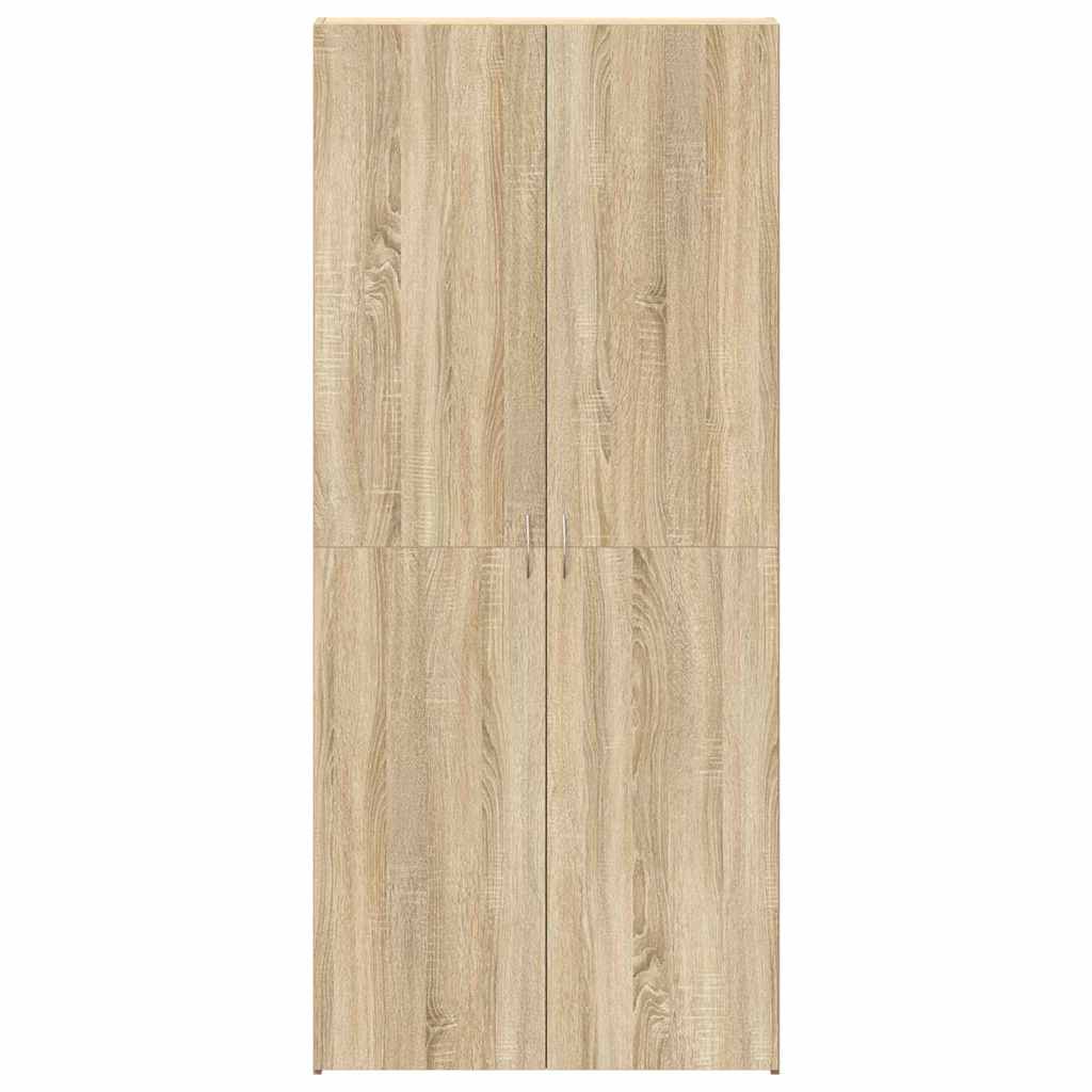 Sko Skap med hylle Brun 80 x 35,5 x 180 cm Konstruert tre vidaXL