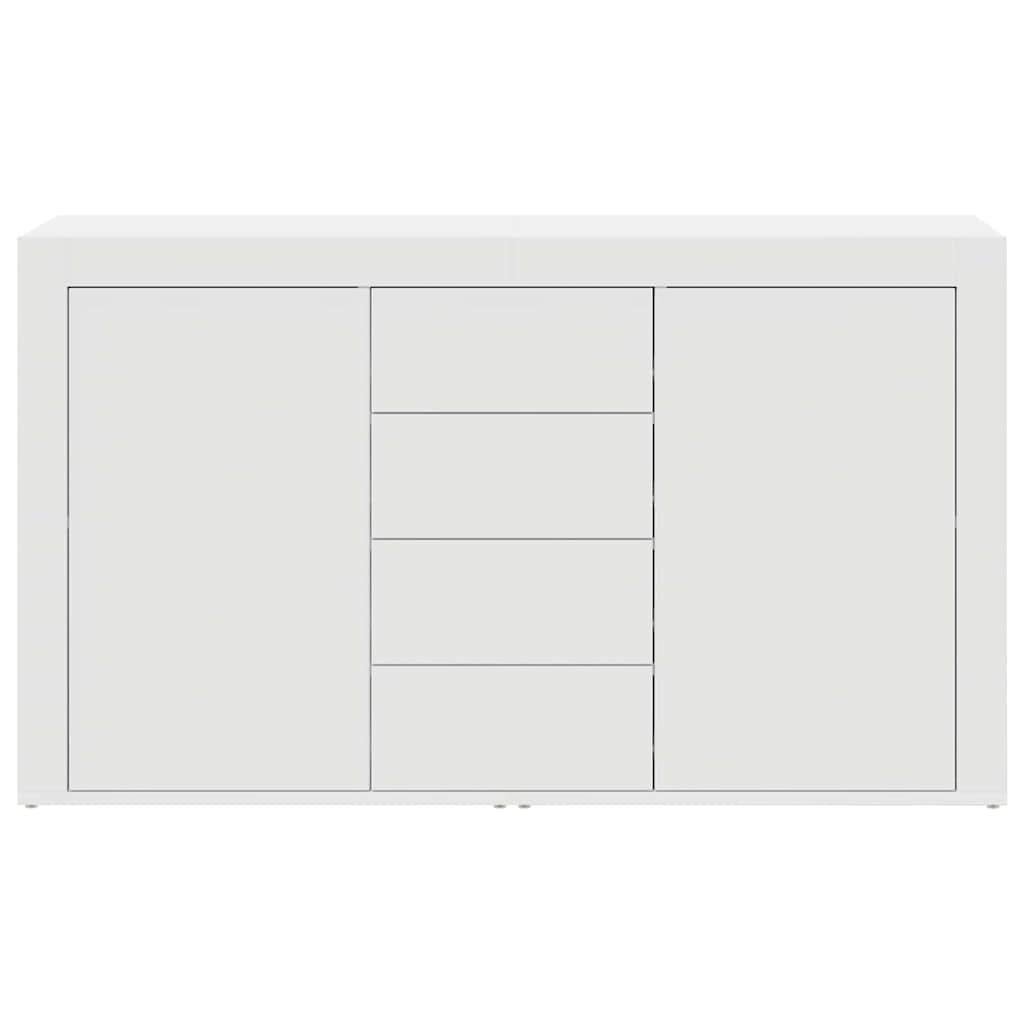 Serviesskap med skuff Hvit 120 x 36 x 69 cm Konstruert tre vidaXL