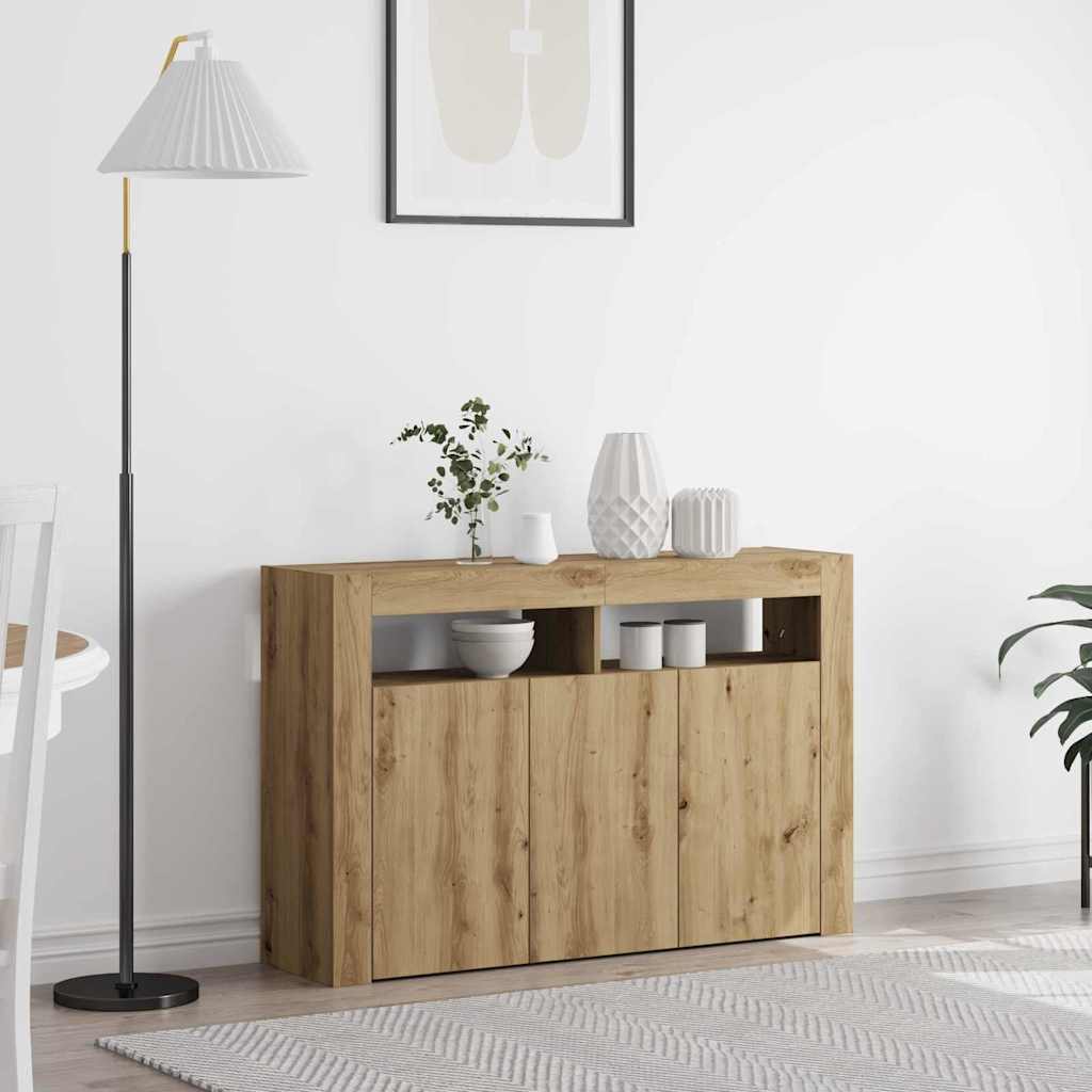 Serviesskap Artisan Eik 116 x 30 x 75 cm Konstruert tre
