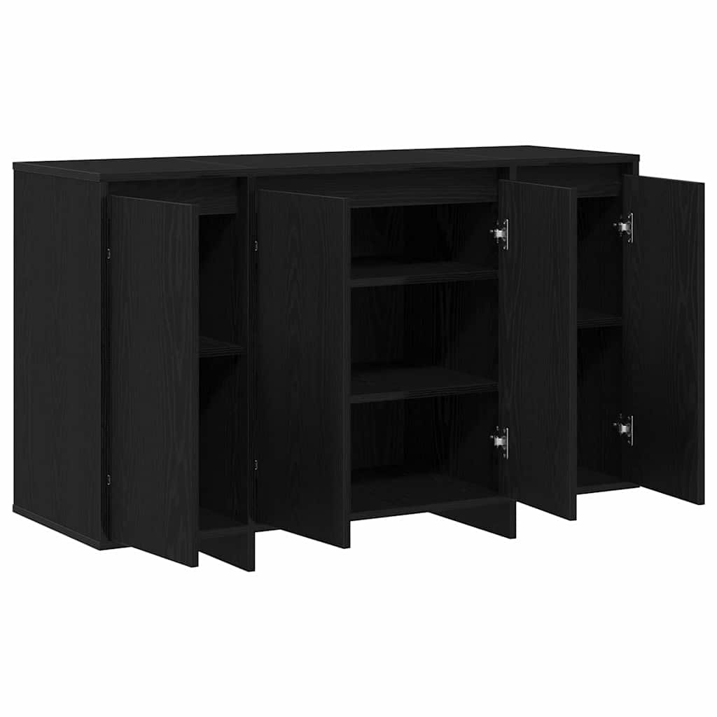 Serviesskap Svart eik 120 x 41 x 75 cm Konstruert tre