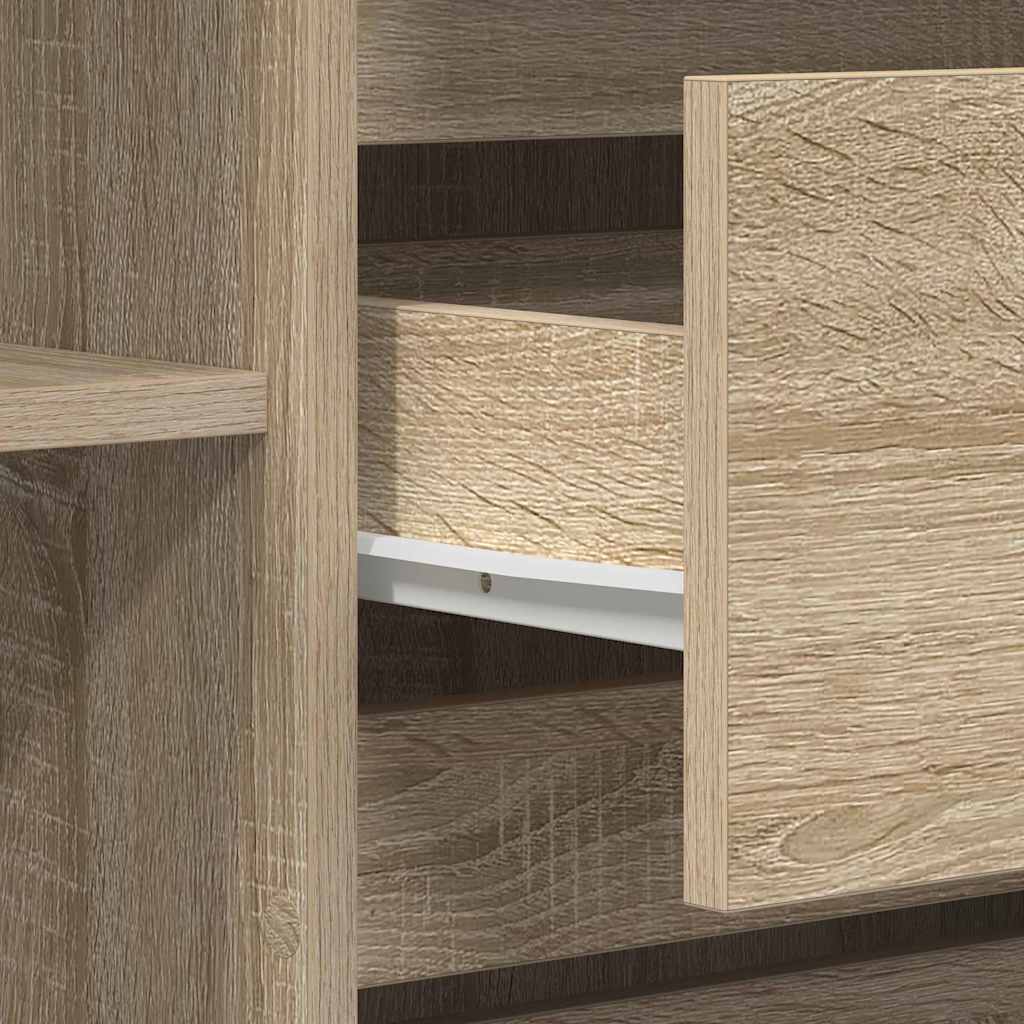Serviesskap Sonoma eik 120 x 41 x 75 cm Konstruert tre