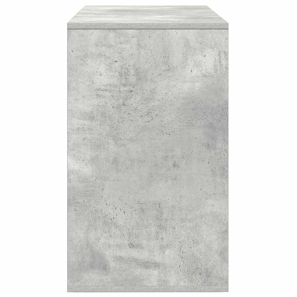 Serviesskap med skuff Betonggrå 120 x 41 x 75 cm Konstruert tre